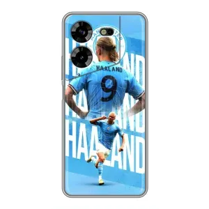 Чехлы с футболистом Ерлинг Холанд для Tecno POVA 5 (LG7n) (AlphaPrint) (Erling Haaland)