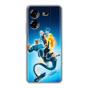 Чохол з принтом Фантастична четвірка для Tecno POVA 5 (LG7n) (Герої Фантастична Четвірка)