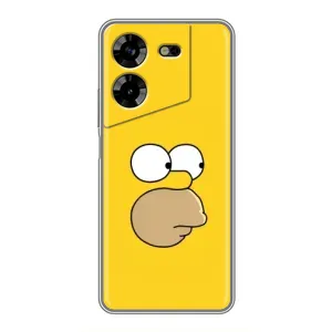 Чjхол з Сімпсонами для Tecno POVA 5 (LG7n) (VPrint) (Гомер)