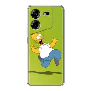 Чjхол з Сімпсонами для Tecno POVA 5 (LG7n) (VPrint) (Гомер Сімпсон)
