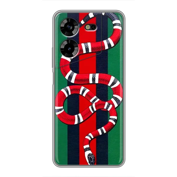 Чохол з принтом «Gucci змія» для TECNO POVA 5 (LG7n) Чохол з принтом «Gucci змія» для TECNO POVA 5 (LG7n)