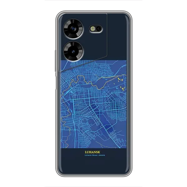 Чехол с принтом «Гуганск» для TECNO POVA 5 (LG7n)
