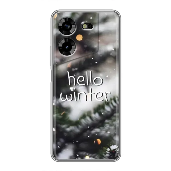 Чехол с принтом «Hello winter» для TECNO POVA 5 (LG7n) Чехол с принтом «Hello winter» для TECNO POVA 5 (LG7n)
