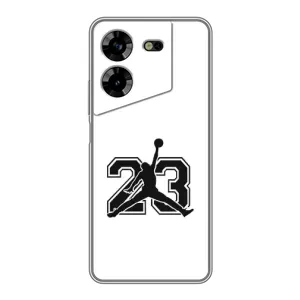 Чехлы для Tecno POVA 5 (LG7n) - с картинкой JORDAN (AlphaPrint) (Jordan 23)