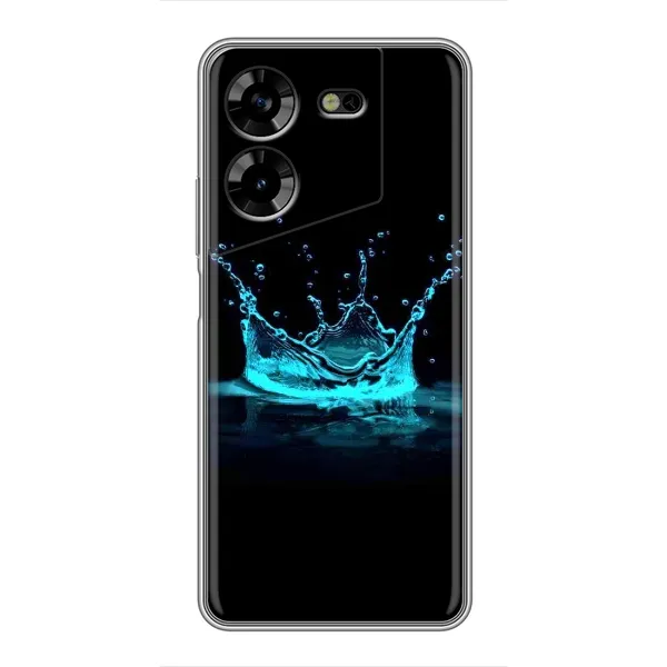 Чехол с принтом «Капля короны» для TECNO POVA 5 (LG7n)
