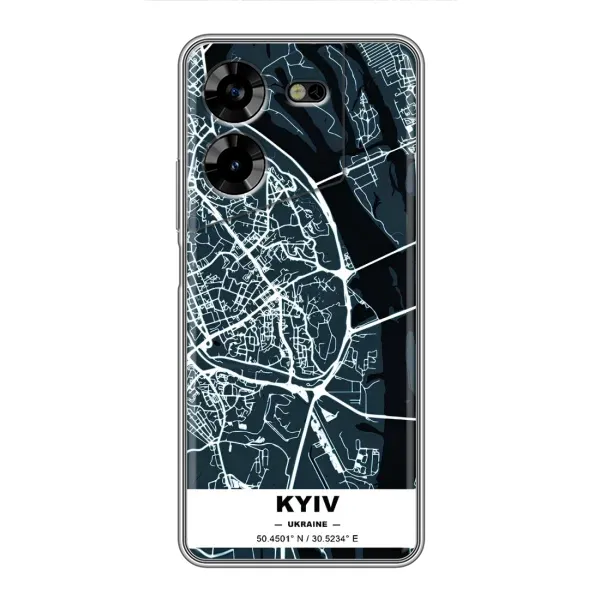 Чехол с принтом «Киев» для TECNO POVA 5 (LG7n)