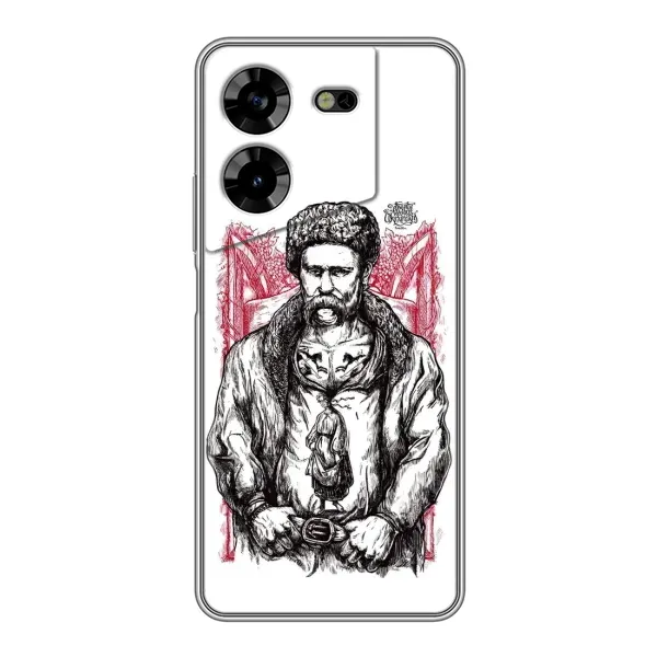 Чехол с принтом «Козак Шевченко» для TECNO POVA 5 (LG7n)