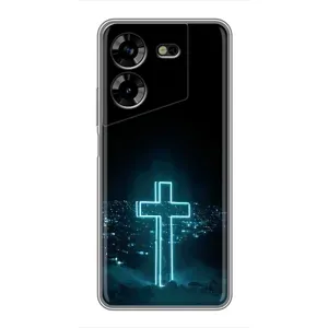 Чехол для Tecno POVA 5 (LG7n) (AlphaPrint) - (Христианские)