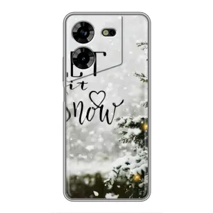 Новогодние, Праздничные Чехлы для Tecno POVA 5 (LG7n) - 2024 год (Let it snow)