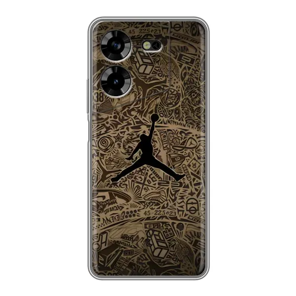 Чехол с принтом «Logo Jordan» для TECNO POVA 5 (LG7n)