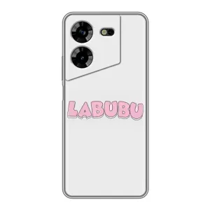 Чохол з Лабубу на Tecno POVA 5 (LG7n) (Лого Лабубу)