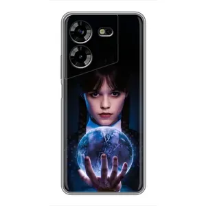 Чохол з дизайном Венздей 2 на Tecno POVA 5 (LG7n) (Магічна сфера Венздей)