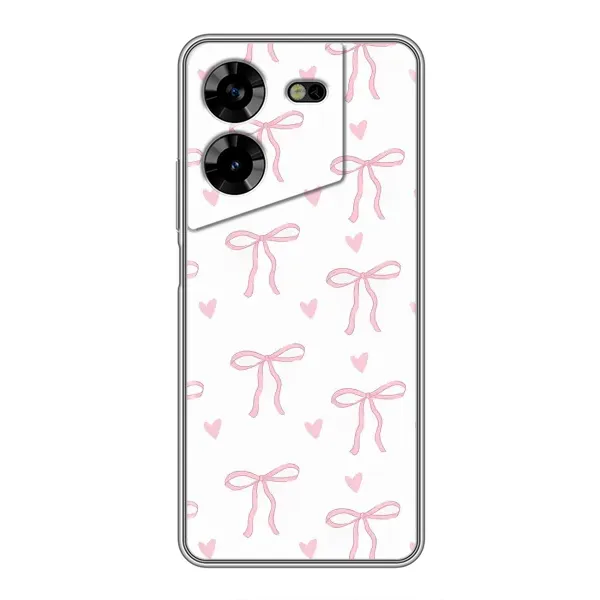 Чехол с принтом «Маленькие бантики» для TECNO POVA 5 (LG7n)