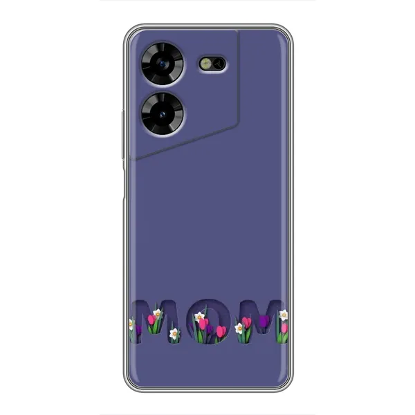 Чехол с принтом «Мама в цветах» для TECNO POVA 5 (LG7n)