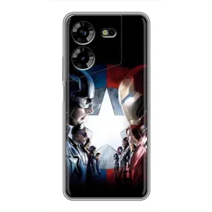 Чохли з героями Марвел Tecno POVA 5 (LG7n) (VPrint) (Марвел стайл)