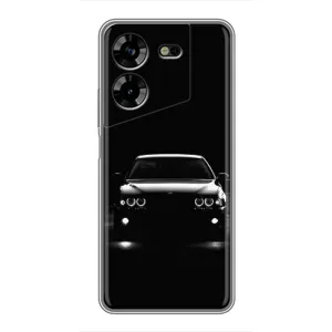 Чехол для Техно ПОВА 5 - с принтом БМВ (AlphaPrint) (Машина BMW)