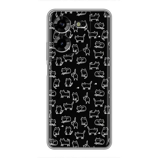 Чехол с принтом «Меленькие котики» для TECNO POVA 5 (LG7n)
