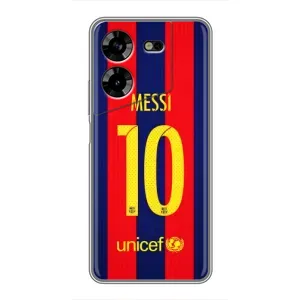 Чехлы Месси для Tecno POVA 5 (LG7n) (AlphaPrint) (Messi Barca 10)