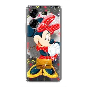Чехол Disney Mouse Tecno POVA 5 (LG7n) (PREMIUMPrint) (Minni с бантиком)