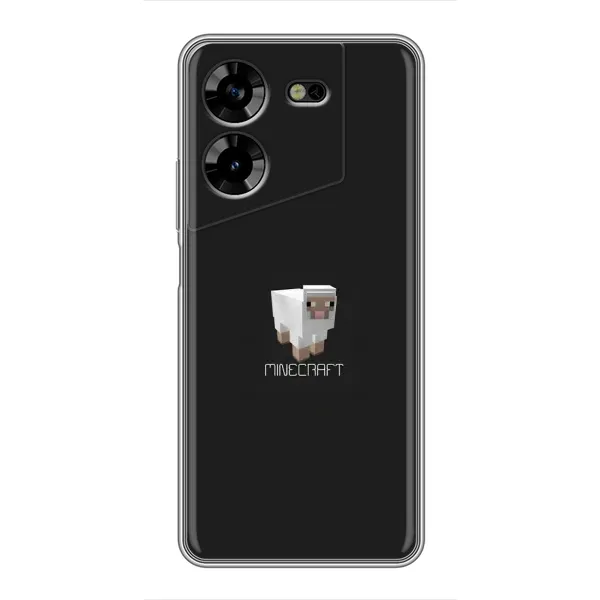 Чехол с принтом «Овечка Майнкрафт» для TECNO POVA 5 (LG7n) Чехол с принтом «Овечка Майнкрафт» для TECNO POVA 5 (LG7n)