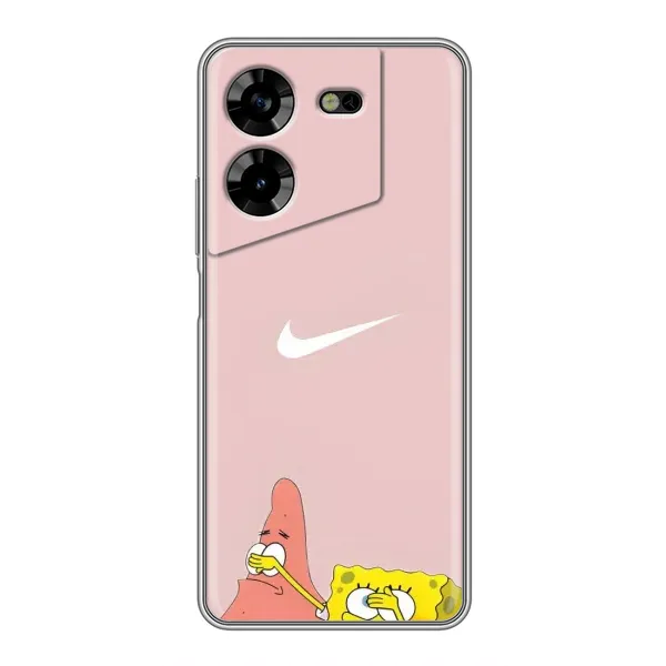 Чохол з принтом «Патрік і Губка» для TECNO POVA 5 (LG7n)