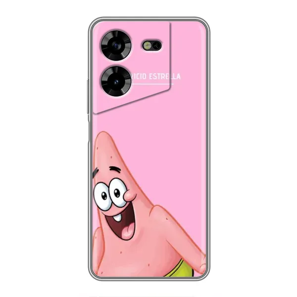 Чохол з принтом «Персонаж Патрік» для TECNO POVA 5 (LG7n)