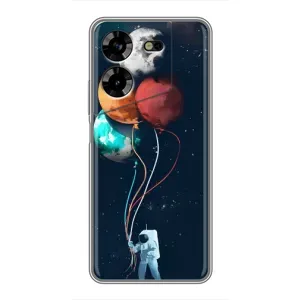 Космические Чехлы для Техно ПОВА 5 (VPrint) (Планеты шарики)