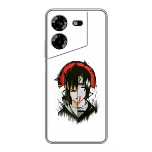Чехлы на тему: Итачи Учиха для Tecno POVA 5 (LG7n) (AlphaPrint) (разный Итачи)