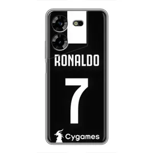 Чехол Криштиану Роналду для Tecno POVA 5 (LG7n) (AlphaPrint) (RONALDO 7)