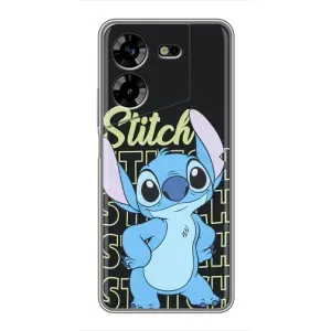 Чохол з принтом Стіч на TECNO POVA 5 (LG7n) (Stitch 626)