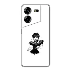 Чохли Венсдей на Tecno POVA 5 (LG7n) Уенсдей (AlphaPrint) (танець Венздей)