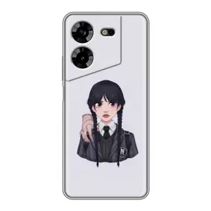 Чохли Венсдей на Tecno POVA 5 (LG7n) Уенсдей (AlphaPrint) (Венздей і Річ)