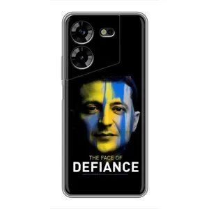 Чехол для Tecno POVA 5 (LG7n) (AlphaPrint - с принтом Зеленского) (В. Зеленский)