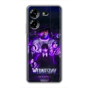 Чехол с дизайном Венздей 2 на Tecno POVA 5 (LG7n)