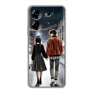 Чохол з дизайном Венздей 2 на Tecno POVA 5 (LG7n) (Венздей та Тайлер)