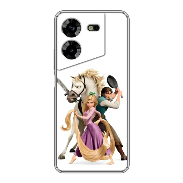 Чохол з принтом «Рапунцель та друзі» для TECNO POVA 5 (LG7n) Чохол з принтом «Рапунцель та друзі» для TECNO POVA 5 (LG7n)