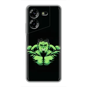 Чохли з героями Марвел Tecno POVA 5 (LG7n) (VPrint) (Зелений Халк)