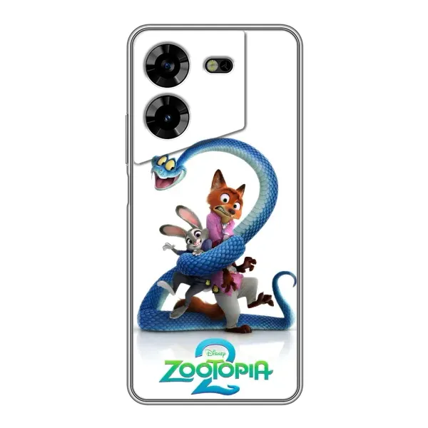 Чехол с принтом «Зверополис 2» для TECNO POVA 5 (LG7n)