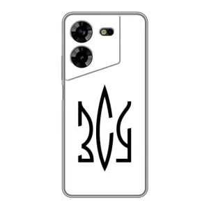 Чехлы для Tecno POVA 5 (LG7n)  Укр. Символика (AlphaPrint) (ЗСУ герб)