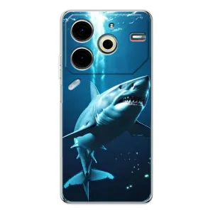 Чохол з картинкою 'Хижаки' для Tecno Pova 6 Neo 5G (Акула під водою)