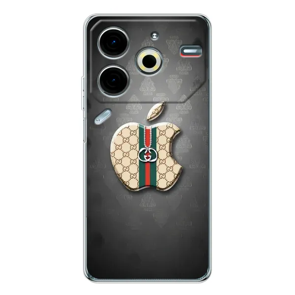 Чохол з принтом «Apple gucci» для TECNO Pova 6 Neo 5G