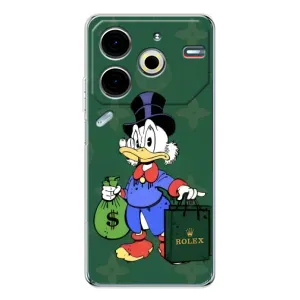 Чехли для Tecno Pova 6 Neo 5G - Скрудж МакДак Louis Vuitton (PREMIUMPrint) (Богата Утка)
