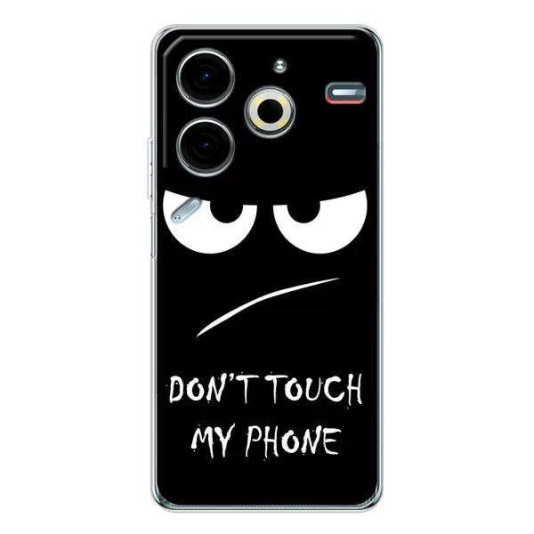 Чохол з принтом «Dont Touch» для TECNO Pova 6 Neo 5G