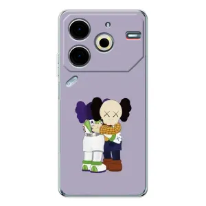 Чохли для Tecno Pova 6 Neo 5G - Bearbrick Louis Vuitton (PREMIUMPrint) (Дружба Беарбрік)