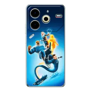 Чохол з принтом Фантастична четвірка для Tecno Pova 6 Neo 5G (Герої Фантастична Четвірка)