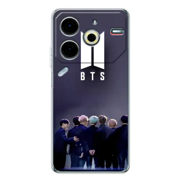 Чохол з принтом «Група BTS» для TECNO Pova 6 Neo 5G