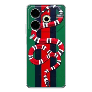 Чохли  GUCCI для Пова 6 Нео 5Джі (AlphaPrint) (Gucci змія)
