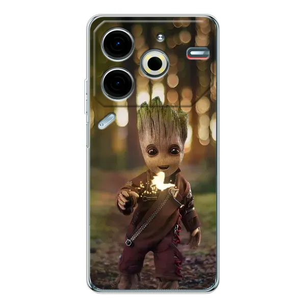 Чохол з принтом «I am Groot» для TECNO Pova 6 Neo 5G Чохол з принтом «I am Groot» для TECNO Pova 6 Neo 5G