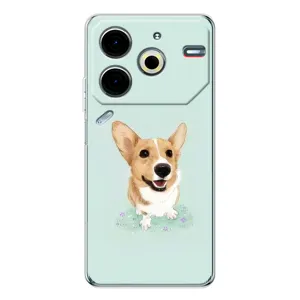 Чохли з собаками для Tecno Pova 6 Neo 5G (VPrint) (Коргі)