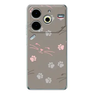 Чохол з малюнком кіт на Tecno Pova 6 Neo 5G (Лапи і вуса)